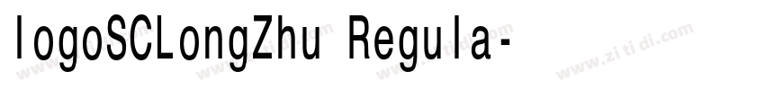 logoSCLongZhu Regula字体转换